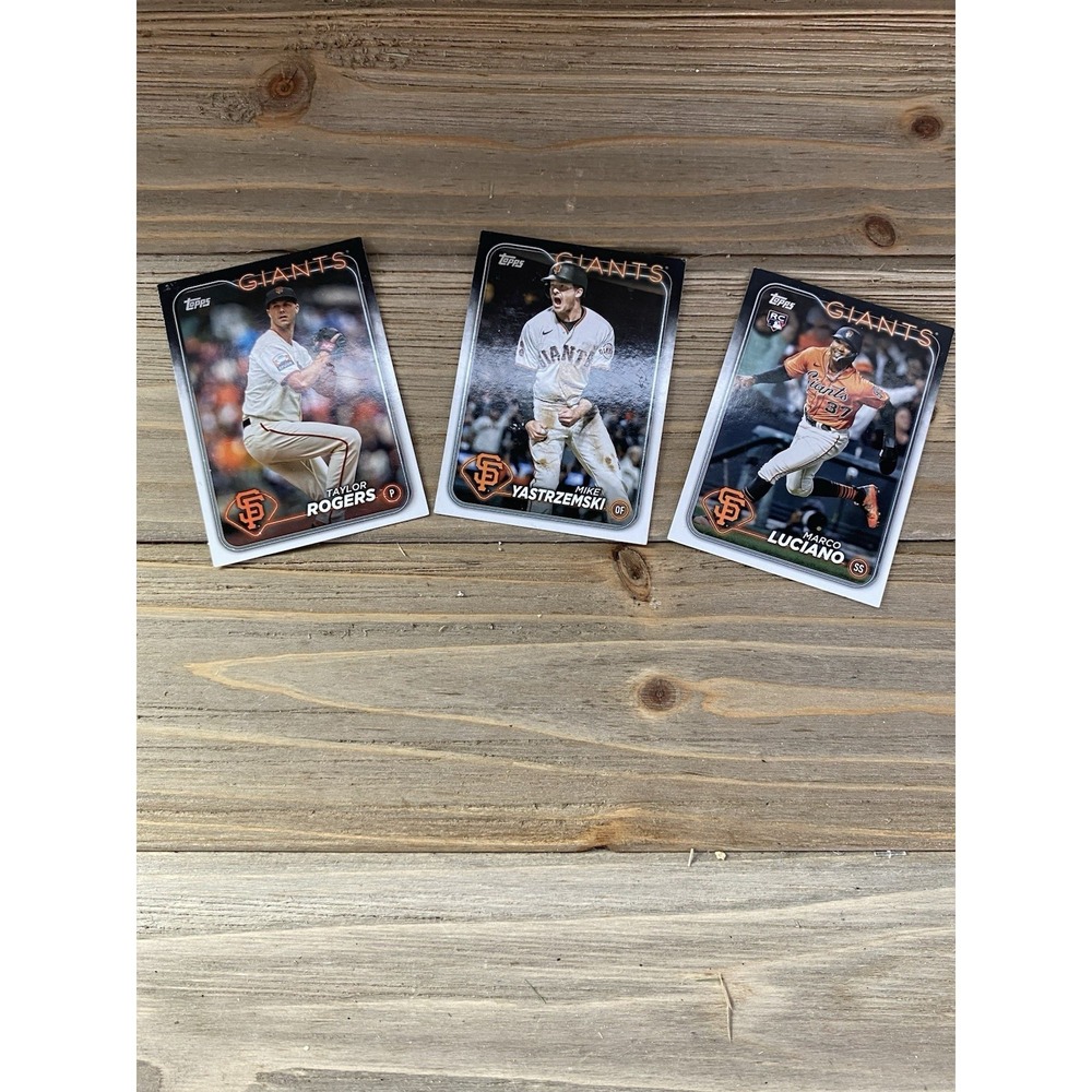Topps San Fransisco Giants Series‎ 1 2024 Lot Of 3